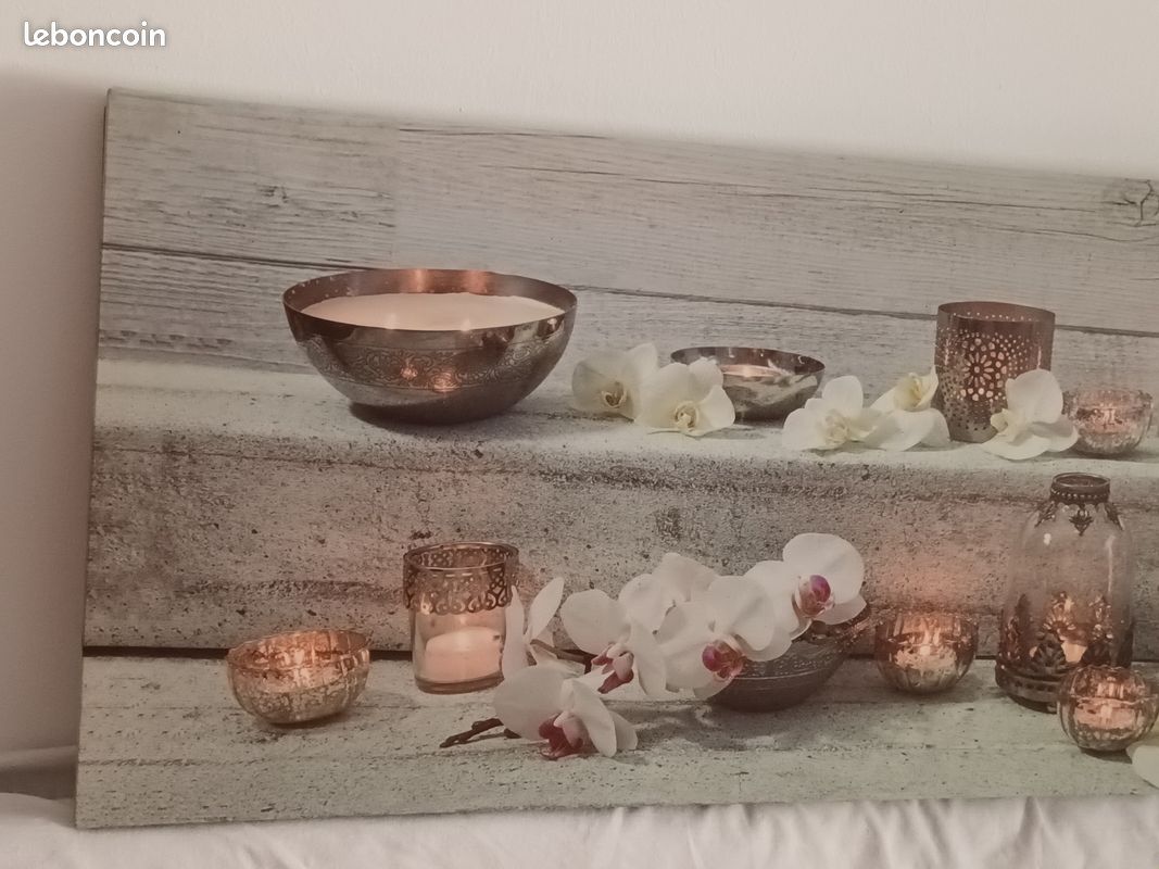 Cadre zen 90 X 30 cm lumineux (image 4)