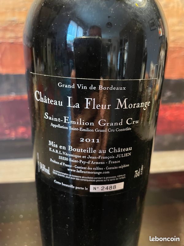 1 Bt St Emilion Grand Cru La Fleur Morange 2011 (image 5)