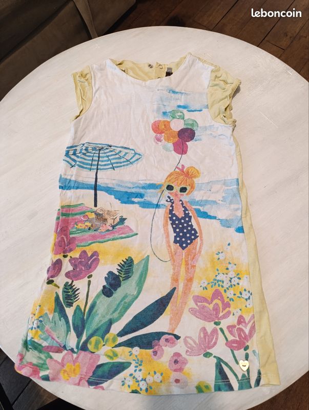 Robe été manches courtes 6 ans catimini (image 1)