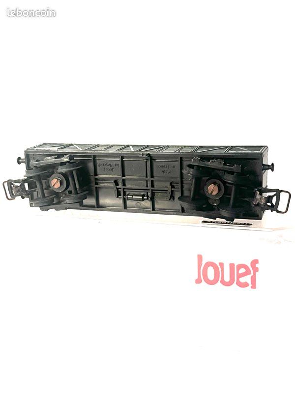 Wagon Tombereau JEP ÉCHELLEO à Bogies - Tôle, 19 Cm - Train Ancien 1931 Époque 2
