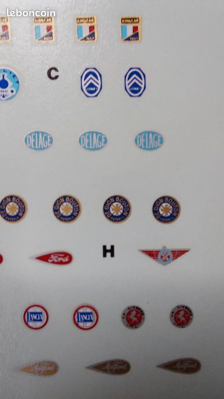 Décalques Plaques Immatriculations W249 Call'graphe échelle 1/24 - Neuf, Référence G74
