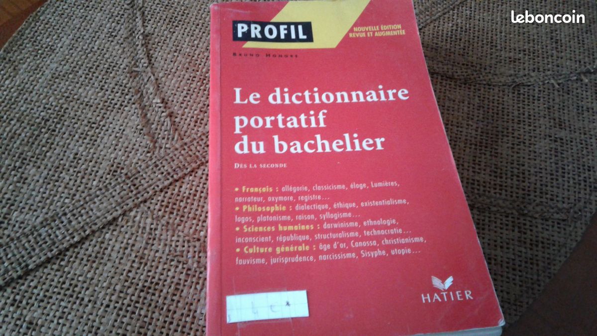 Dictionnaire portatif du bachelier (image 1)