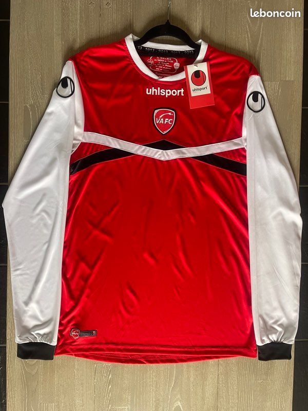 Maillot VAFC VALENCIENNES 2012 porté GOMIS UHLSPORT manches longues