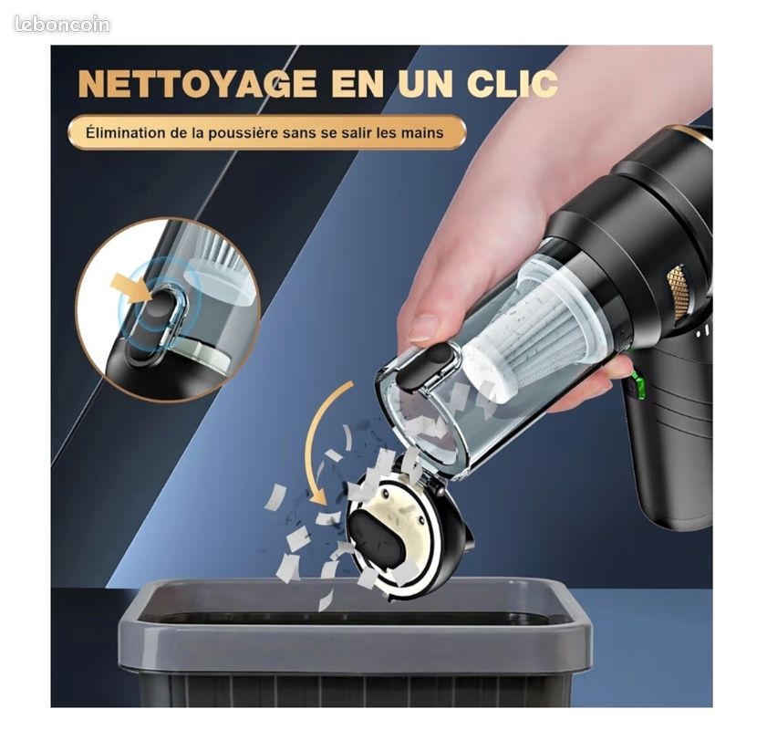 Aspirateur À Main Sans Fil 20 W-60 W, Aspirateur 3 En 1, Aspirateur De Aspirateur À Main Sans Fil 20 W-60 W, Aspirateur 3 En 1, Aspirateur De