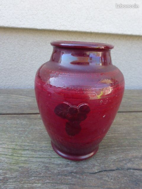 ✨ Vase Antique en Céramique Émaillée années 30✨ (image 1)
