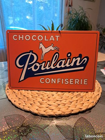 Plaque publicitaire chocolat poulain - Collection