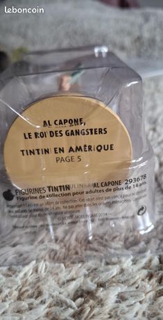 TINTIN - AL CAPONE LE ROI DES GANGSTERS FIGURE + BOOKLET + PASSPORT  4 5 La Collection Officielle 78