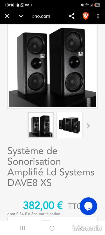 Sono amplifié LD system dave8xs (image 2)