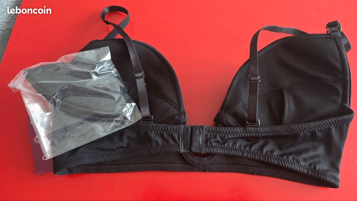 Ensemble Soutien-gorge Noir F&P – Taille 95B, Rembourré, Neuf Avec étiquettes