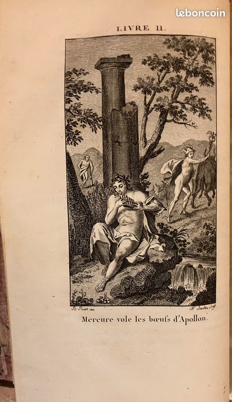 Ovide – Les Métamorphoses – Édition originale 1800 – 2 tomes illustrés (image 10)