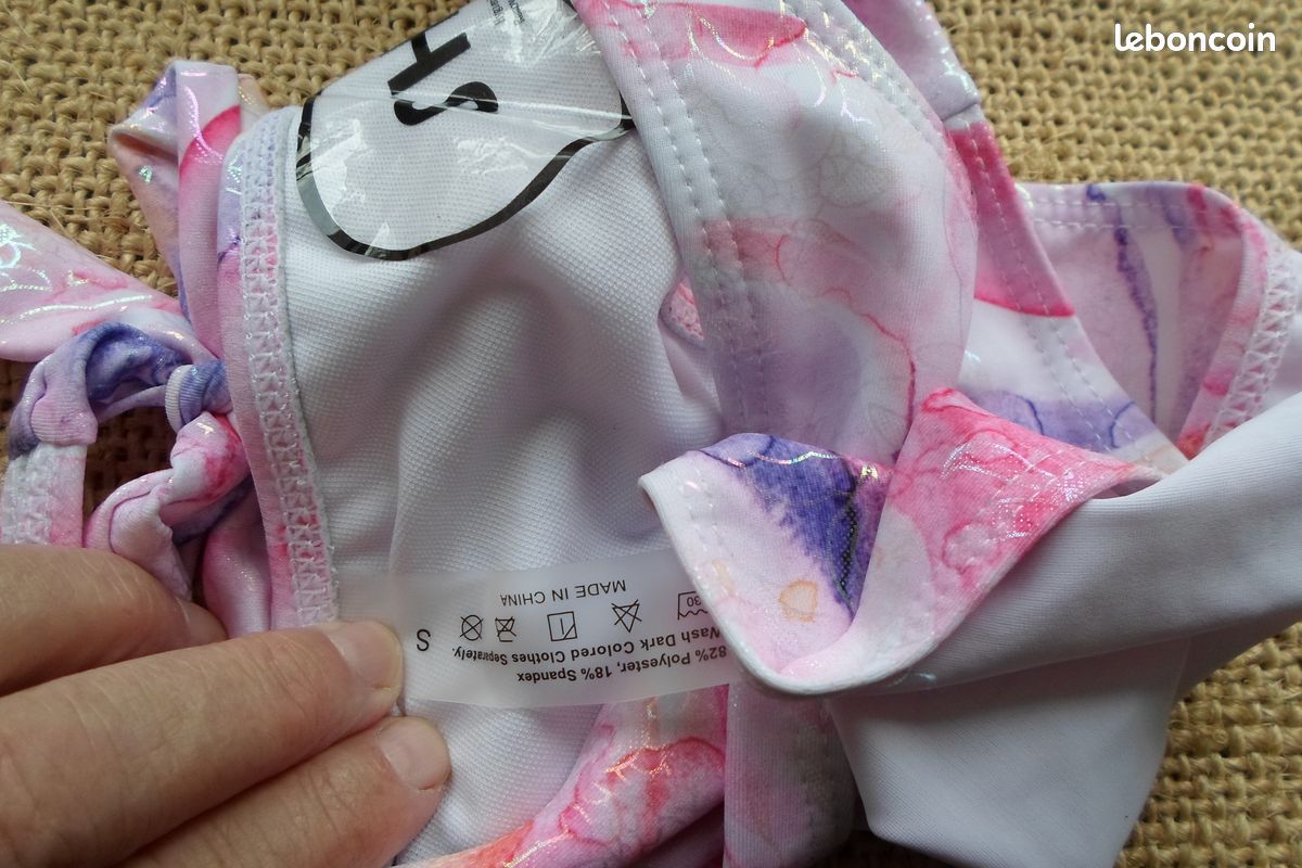Maillot bain 2 pièces taille S (image 5)
