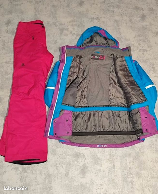 Ensemble de ski salomon dare2B femme taille s veste et pantalon (image 3)