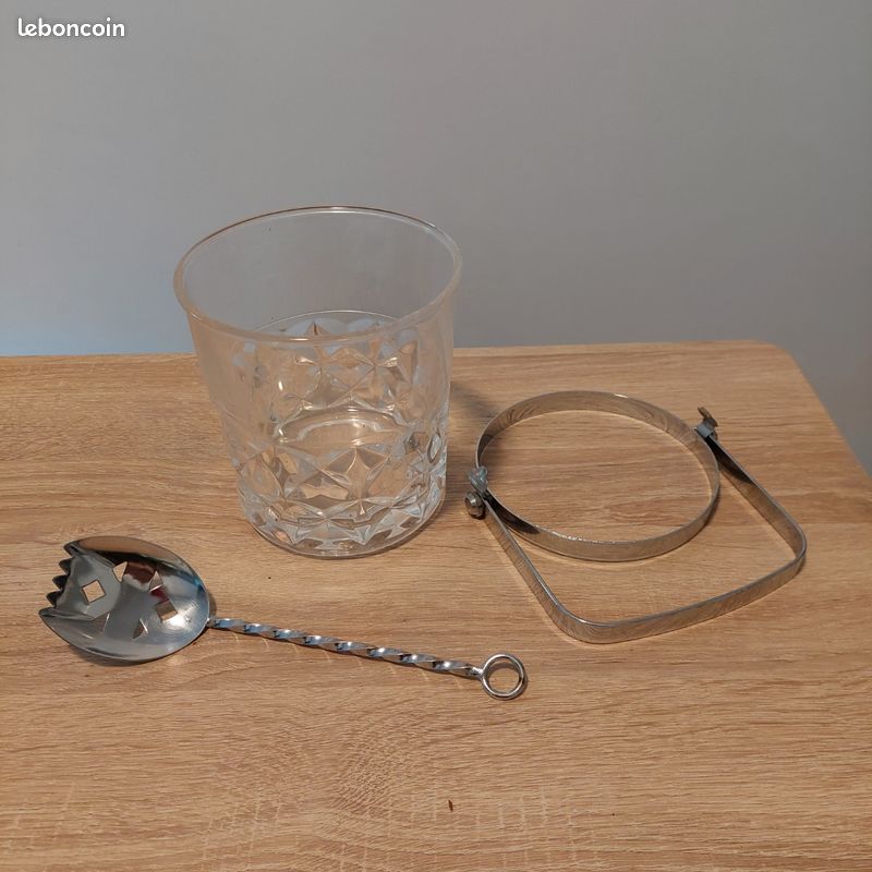 1300ml seau à glace seau à glaçons seau à glaçons portable acier