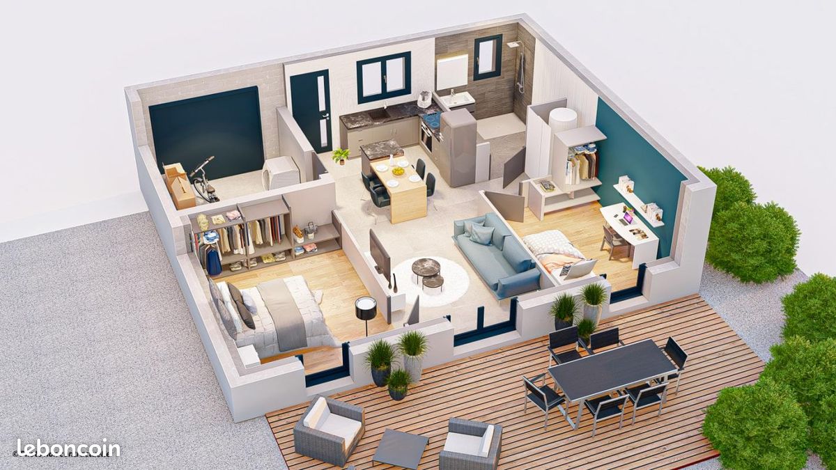 Maison 4 pièces 52 m² · à Pisany · 52 m² · 147 103 €