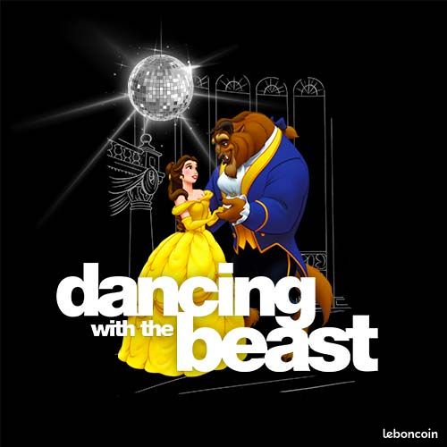 T-shirt DANCING WITH THE BEAST (du S au 5XL) NEUF (image 2)