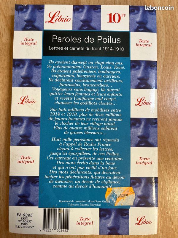 Paroles de poilus, lettres et carnets du front 1914-1918 (image 3)