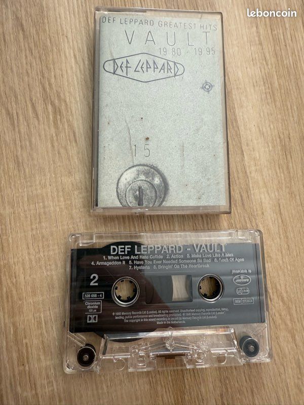 Cassette K7 Def Leppard Vault Greatest Hits (image 1)