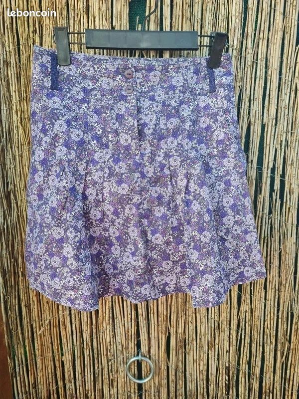 Jupe Camaïeu Imprimé Fleuri – Taille 40 – Multicouleur – Neuve Avec étiquettes