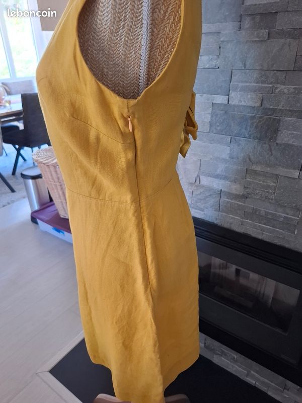 Caroll Robe été féminine en lin Taille 38 (image 9)