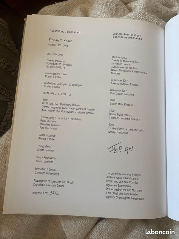 Livre Florian T.Keller 1976-2006 (image 8)