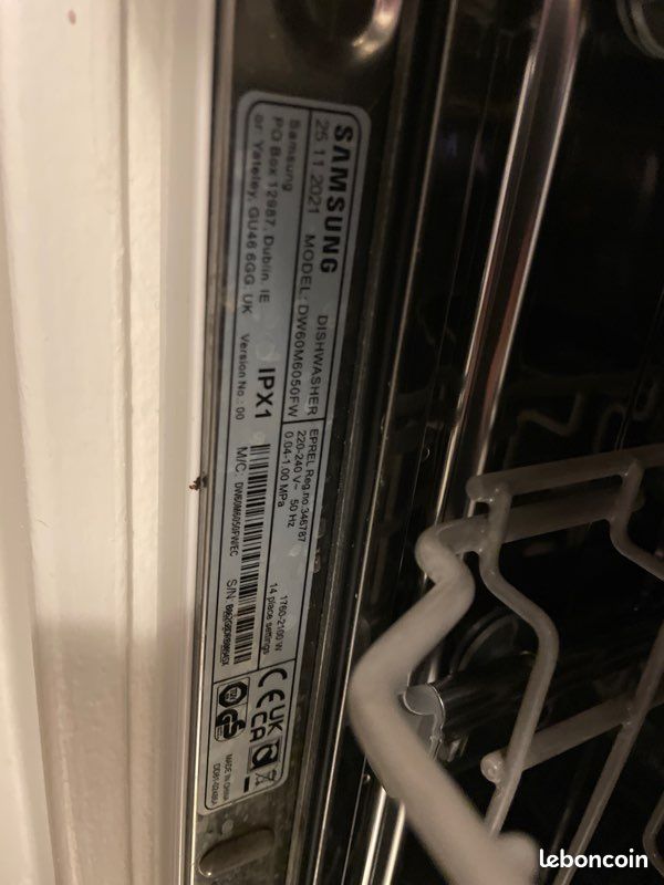 Lave-vaisselle LV 60cm SAMSUNG DW60M6050FW (image 3)