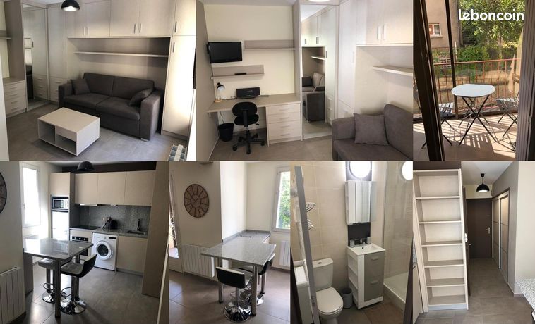 Studio entièrement meublé et à 2 pas du centre ville de Mende avec balcon dispo 3 mois