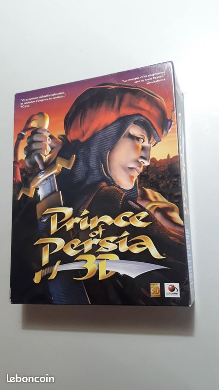 Jeu PC Prince Of Persia 3D – Version Complète, Bon état, Boîte Et Manuel Inclus
