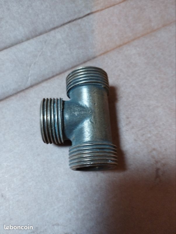 Té égal cuivre à visser (image 2)