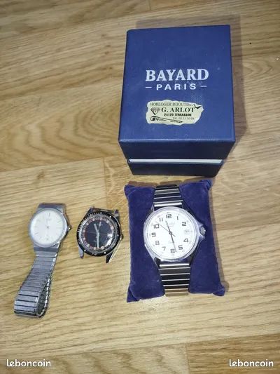 Montre Homme Luxe à Quartz XINEW - Bracelet Cuir, Neuve (pile Incluse) Sans Emballage