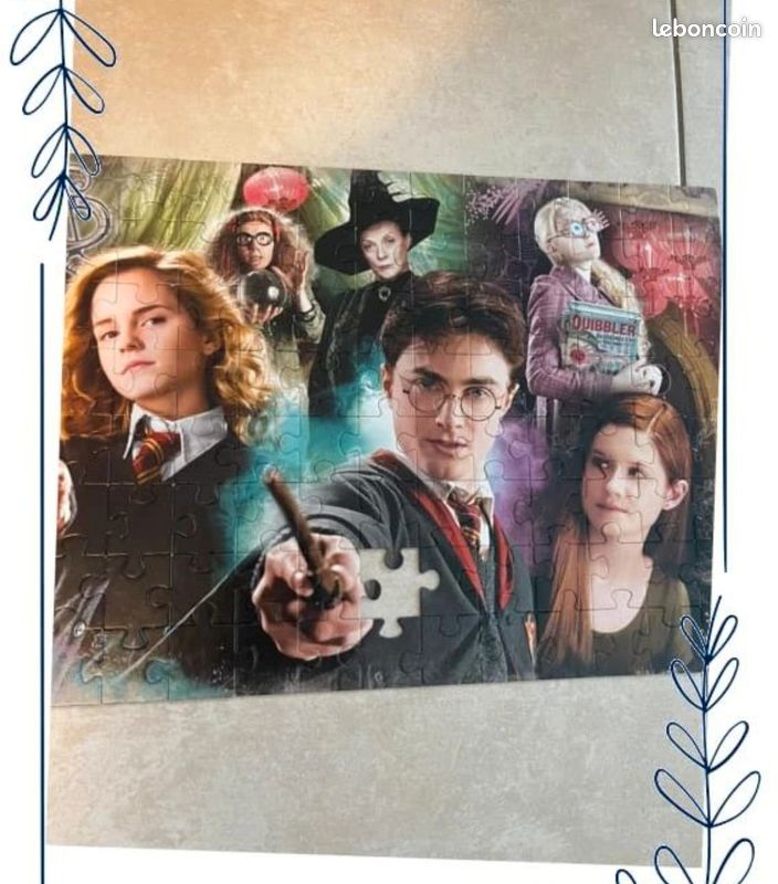 2 puzzles 104 pièces Harry potter dont 1 offert (image 2)
