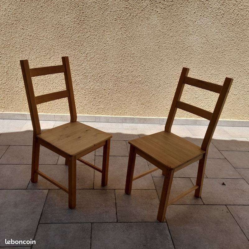 Lot de 4 chaises en pin (image 5)