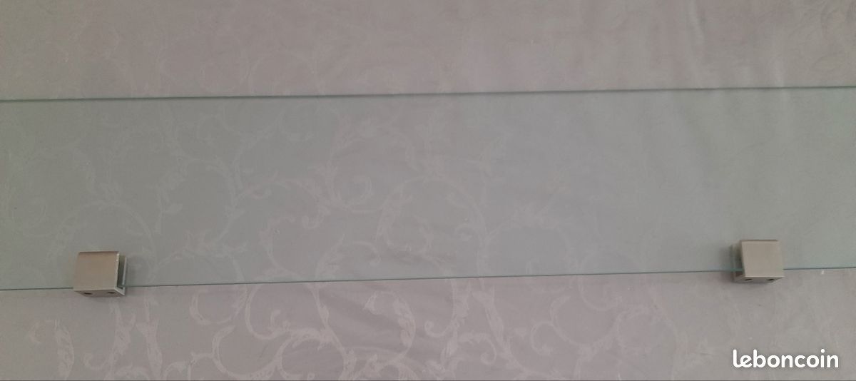 Tablette murale en verre pour salle de bains (image 3)