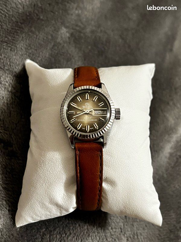 Montre Vintage Breil Mécanique - Occasion En Bon état De Fonctionnement - Mouvement Non Révisé - Style Unisexe Adulte