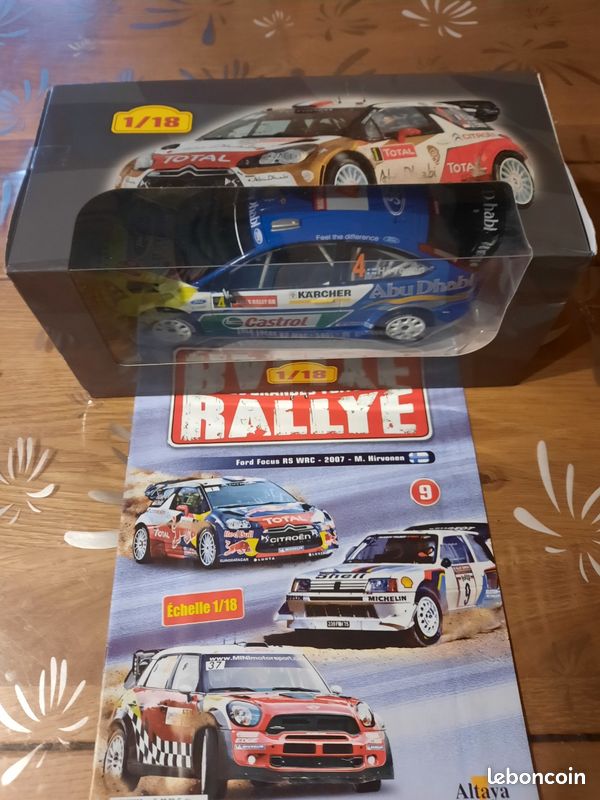 Miniature FORD Focus RS WRC #3 Rallye de Sardaigne 2009 M.HIRVONEN / J.LEHTINEN IXOMODELS IXO24RAL027B.22 | Collect World