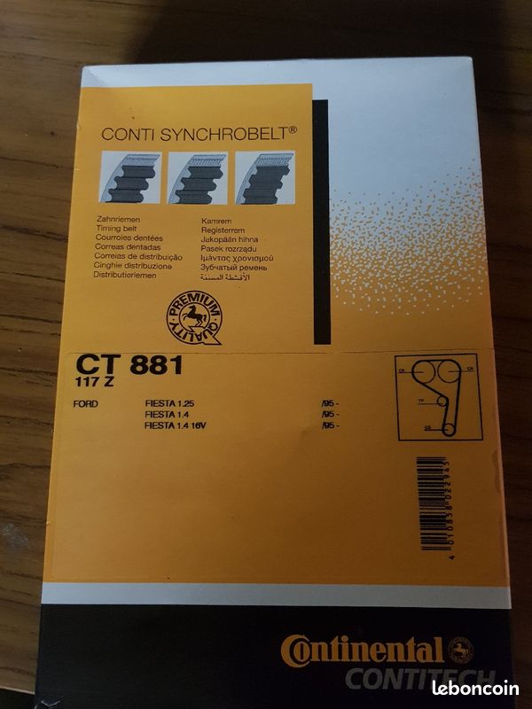 Cinghia Distribuzione CONTITECH CT 521 - Ricambio Originale Per Auto