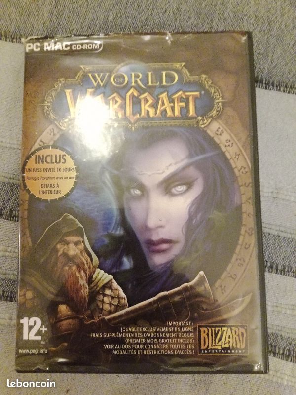 Jeux pour PC Mac, CD Rom, 12+. World of Warcraft (image 1)
