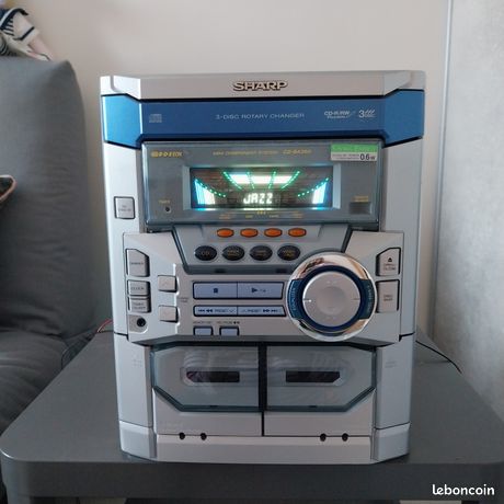 Mini Chaîne Radio Cassette Mondivox – Vintage Japon – 3 éléments – Bon état