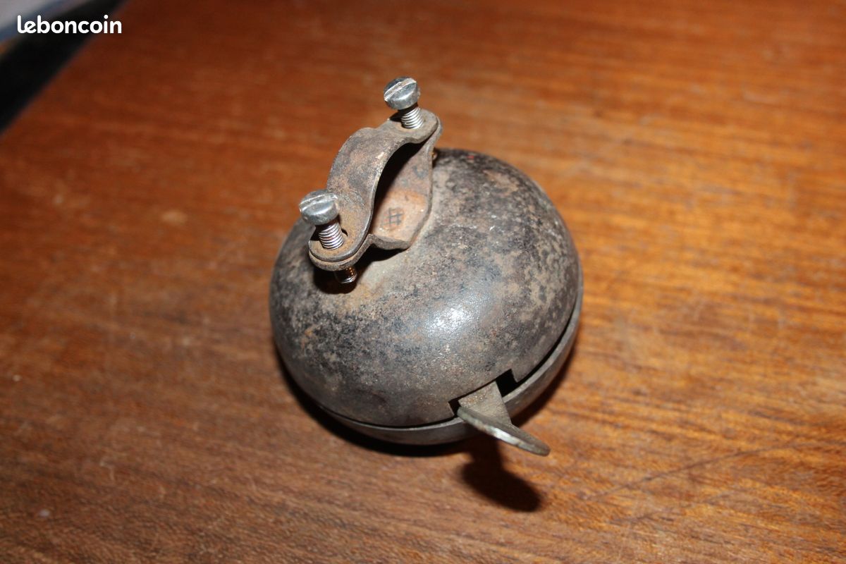 Ancienne Sonnette 2 Tons ⌀ 60mm Cloche Alu Le Coucou Coq ? Velo a
