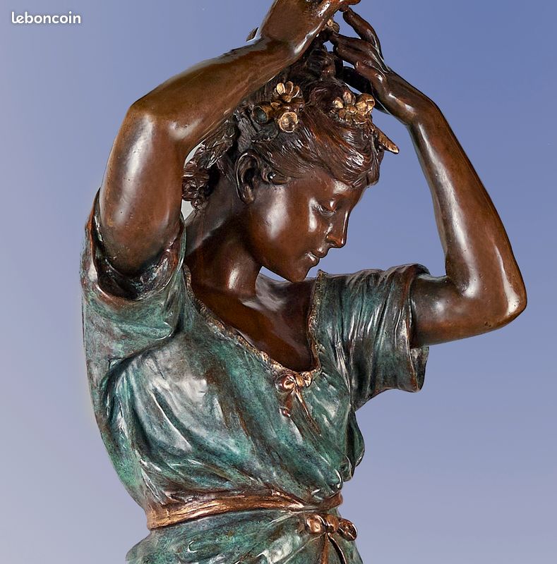 Auguste Moreau - GRAND bronze ancien - 103 cm (image 10)