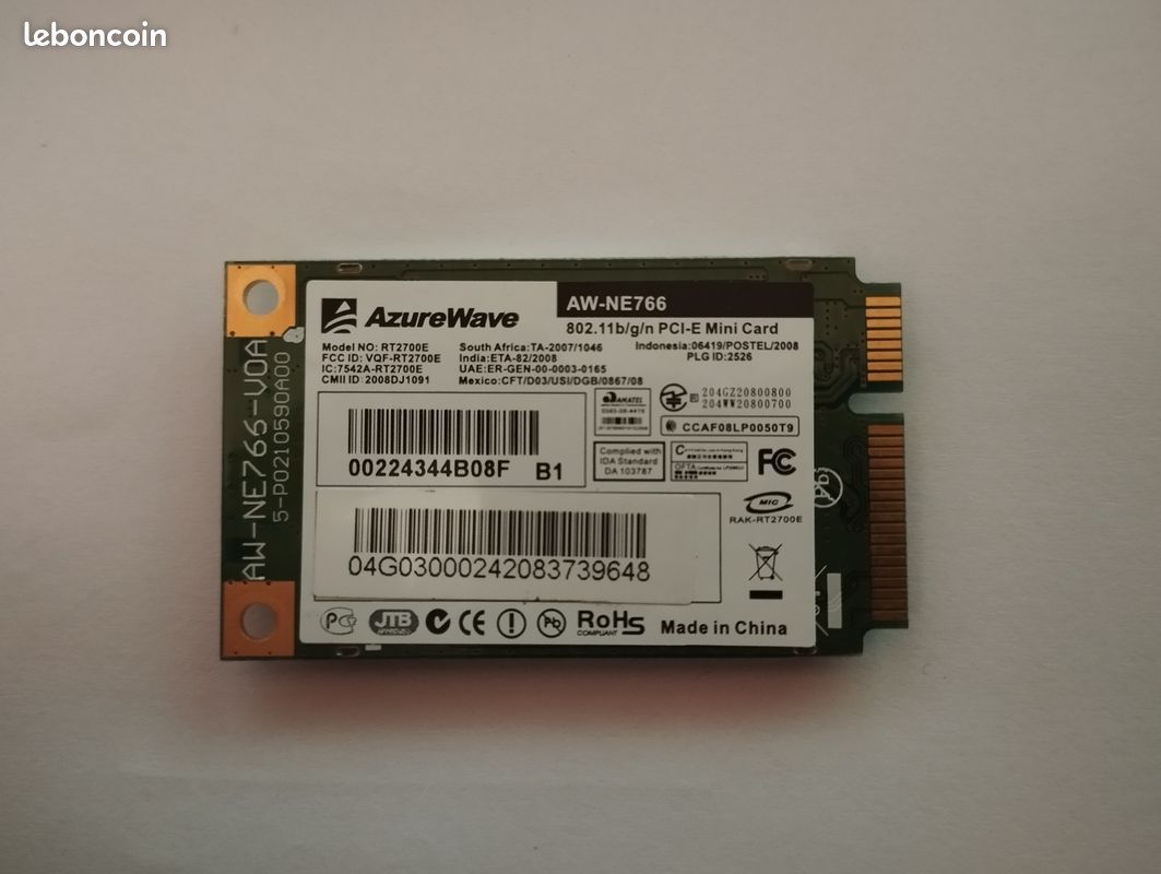 Wifi carte mini PCI Wifi N (image 1)