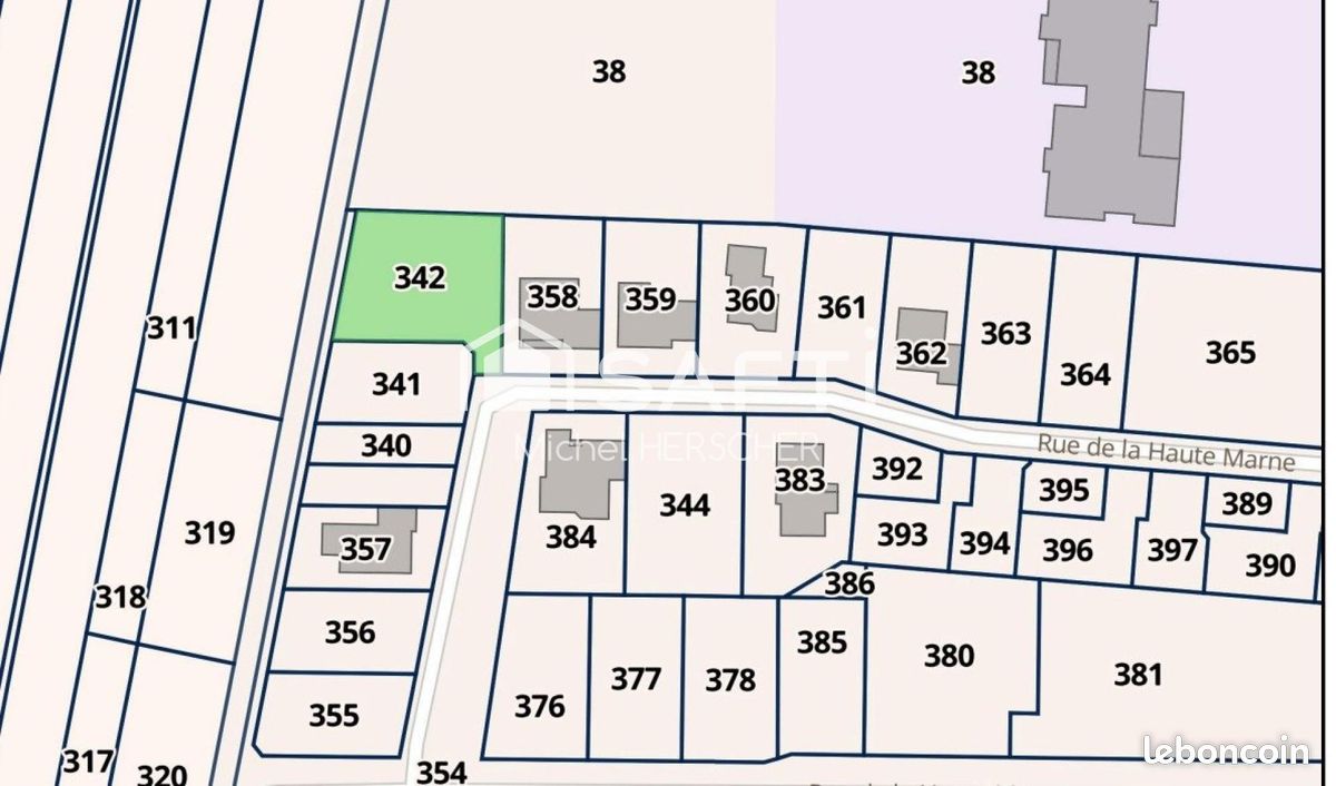 Terrain 700 m² PORTE DU RIED (image 5)