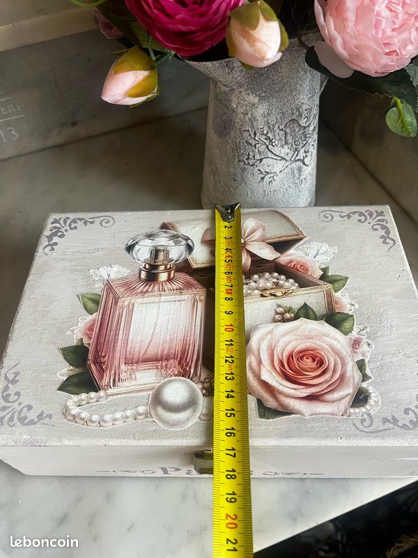 Boite rangement shabby chic vintage (image 3)