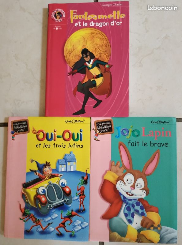 Lot Livres pour enfants : Fantômette, Oui-Oui, Jojo le lapin (image 1)