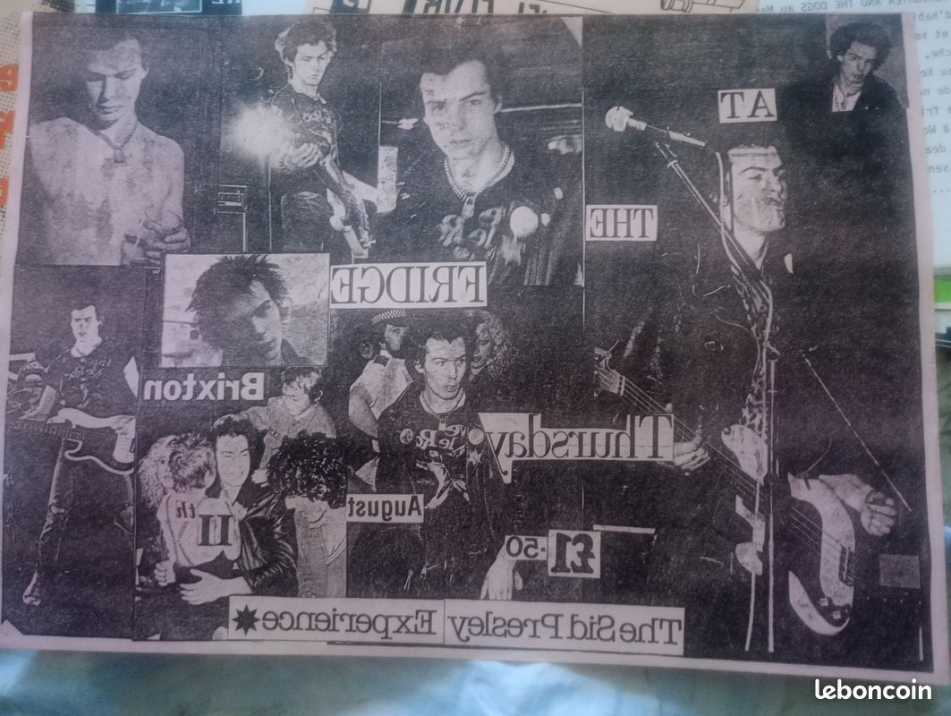 Affiche sid Presley expérience Londre 80's (image 2)