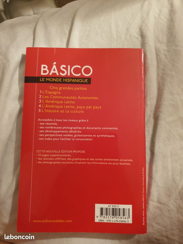 Livre Basico le monde hispanique (image 2)