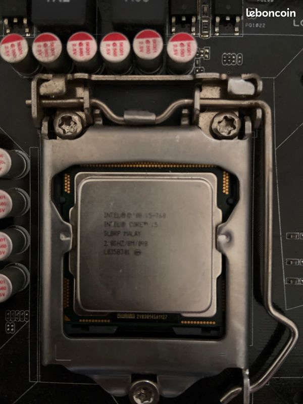 Carte mère asus P7P55 LX + processeur i5-760 (image 2)