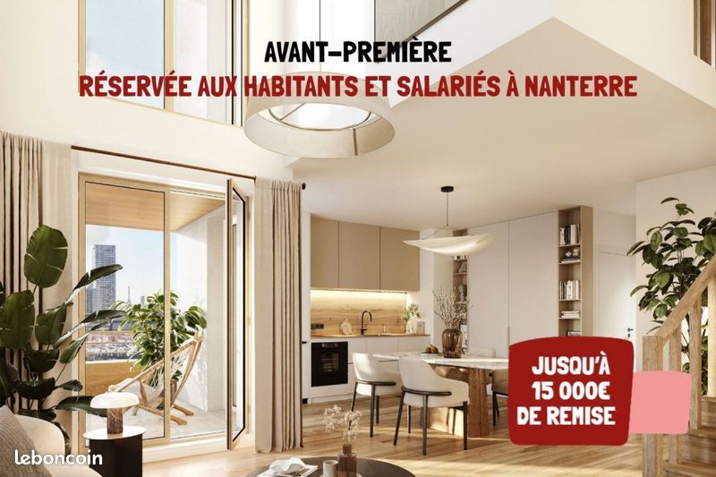 Appartement 4 pièces 83 m² · à Nanterre · 83 m² · 454 001 €