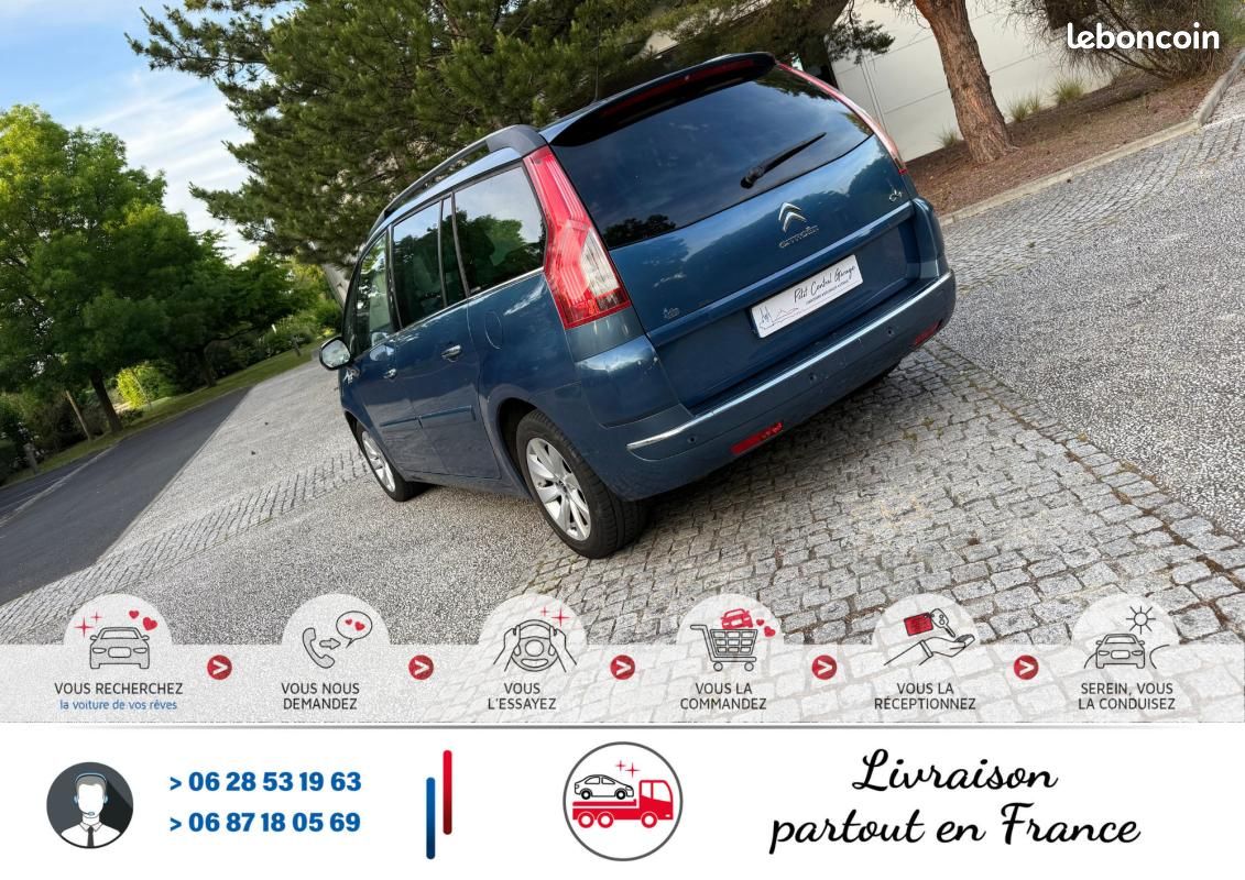 Citroën C4 Picasso Grand 1.6 HDi 112cv Exclusive *Ct Révision Kit Distribution Ok*Véhicule Sous G... (image 8)