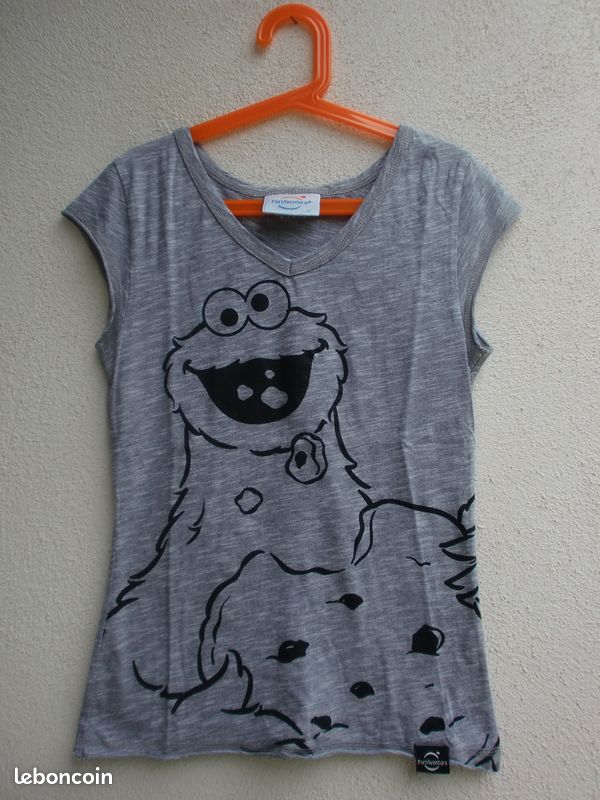 Tee-shirt Cookie Monster taille XS (image 1)