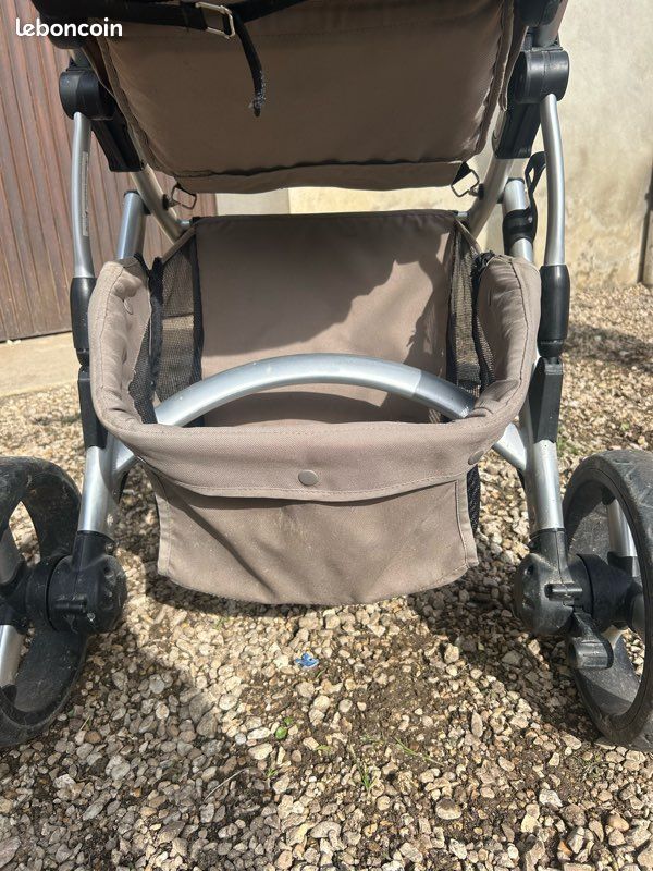 Vend poussette pour bébé + cozy + nacelle + baignoire (image 3)